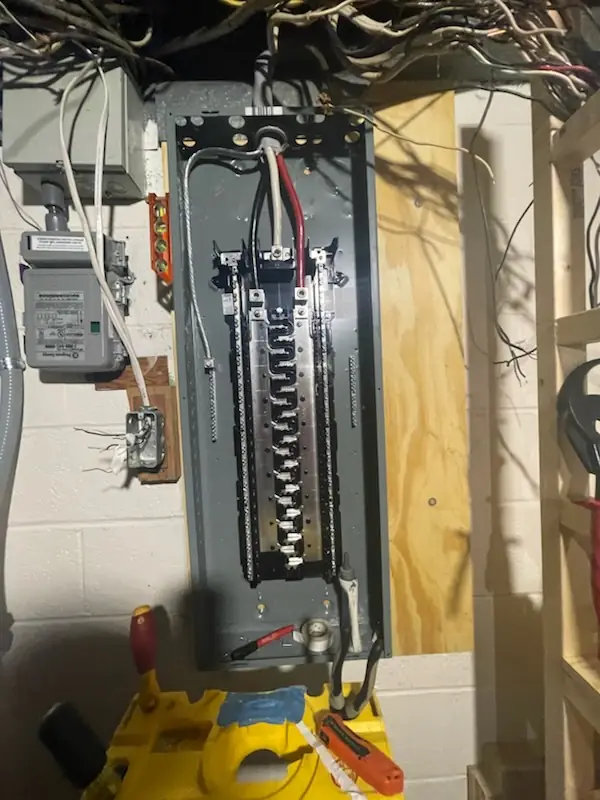 Electrical panel installation in the Asheville area: our licensed team gets your new breaker panel wired up clean and code-ready